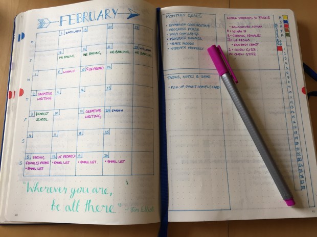 bujo-monthly-spread