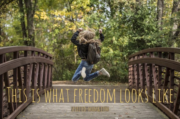 educational freedom, creativity, outdoors, learning through living