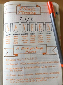 bujo bullet journal Miracle Morning Hack