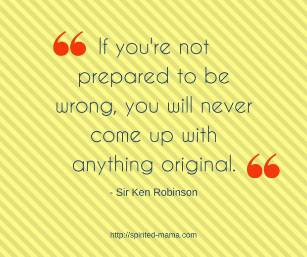Sir Ken Robinson, creativity and education expert has wise words for us all.